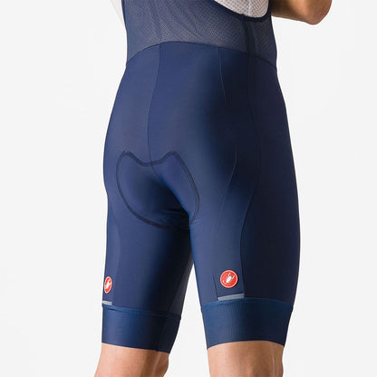 Calção de Ciclismo com Bretelas CASTELLI ENTRATA 2 Azul