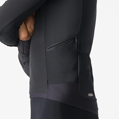 Casaco CASTELLI ALPHA FLIGHT ROS Preto