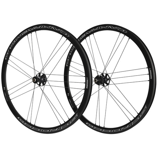 Par de rodas CAMPAGNOLO SCIROCCO DISC de edição limitada com pneus (Center Lock)