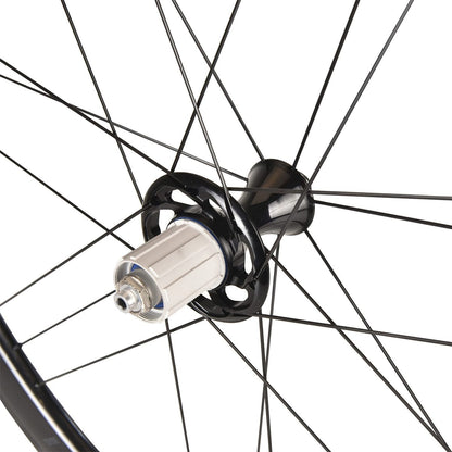Par de Rodas CAMPAGNOLO BORA WTO 45 DARK LABEL com Pneus
