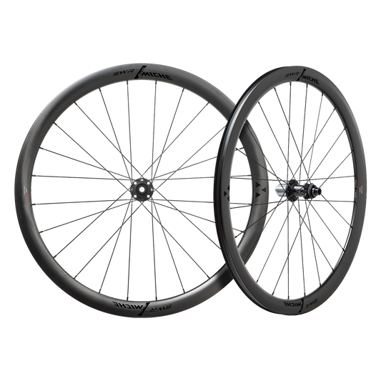 Par de rodas MICHE SWR EVO 40 DISC Tubeless Ready (bloqueio central)
