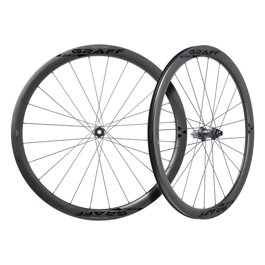 Par de rodas MICHE GRAFF ALL ROAD DISC Tubeless Ready (bloqueio central)