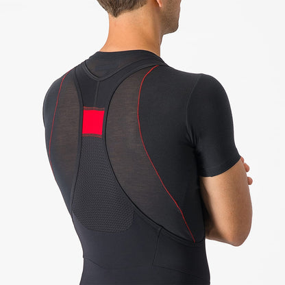 Calção Longo com Suspensórios CASTELLI TUTTO NANO Preto