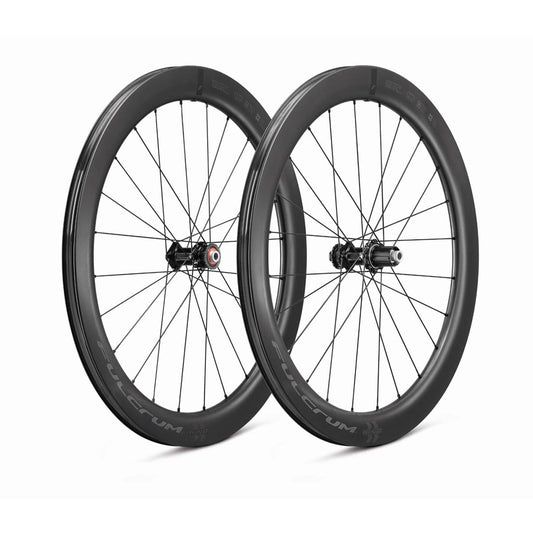 Par de rodas de disco Fulcrum WIND 57 2-WAY FIT C23 com pneus (Center Lock)