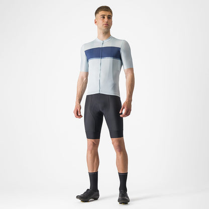 Jersey CASTELLI TRADIZIONE Mangas Curtas Azul