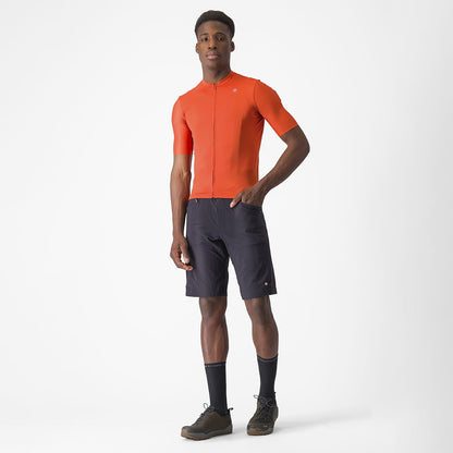 Jersey CASTELLI UNLIMITED ENTRATA 2 Mangas Curtas Laranja