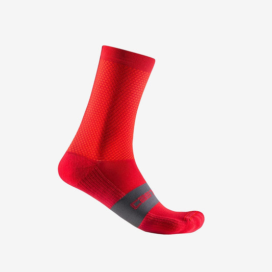 Chaussettes CASTELLI ESPRESSO 15 Rouge