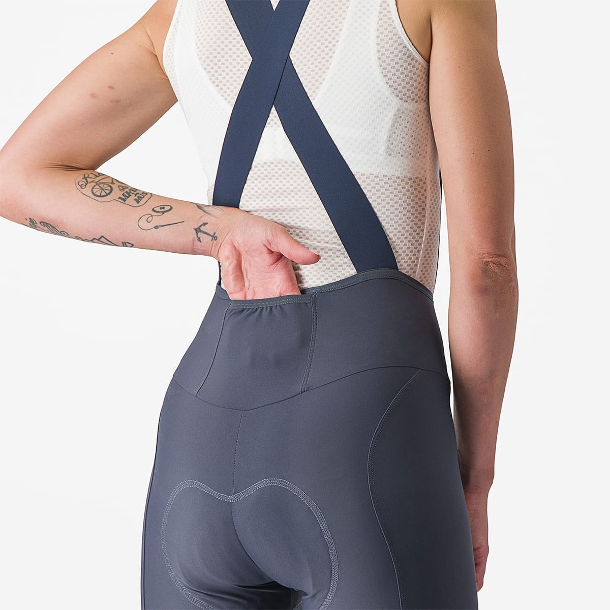 CASTELLI ESPRESSO DT Bib Tight azul para mulher