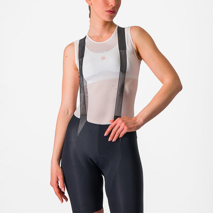 Roupa Interior Técnica CASTELLI PRO MESH Feminina Sem Mangas Branca