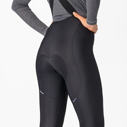 Culote Longo com Alças CASTELLI ESPRESSO DT Mulher Preto