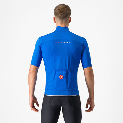 Maillot CASTELLI PERFETTO RoS 2 WIND Mangas Curtas Azul