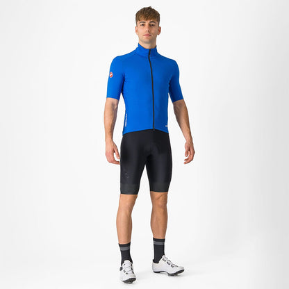 Maillot CASTELLI PERFETTO RoS 2 WIND Mangas Curtas Azul