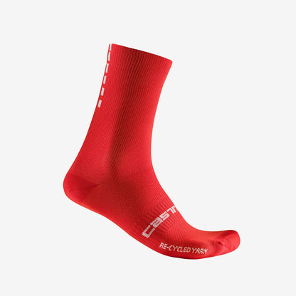 Meias CASTELLI RE-CYCLE THERMAL 18 Vermelho