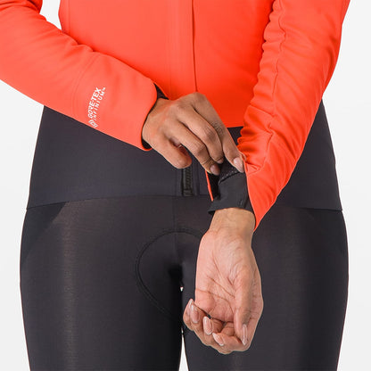 Veste CASTELLI ALPHA DOPPIO ROS Feminina Coral/Preto
