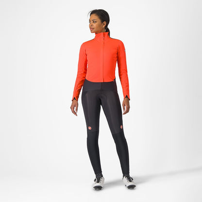 Veste CASTELLI ALPHA DOPPIO ROS Feminina Coral/Preto