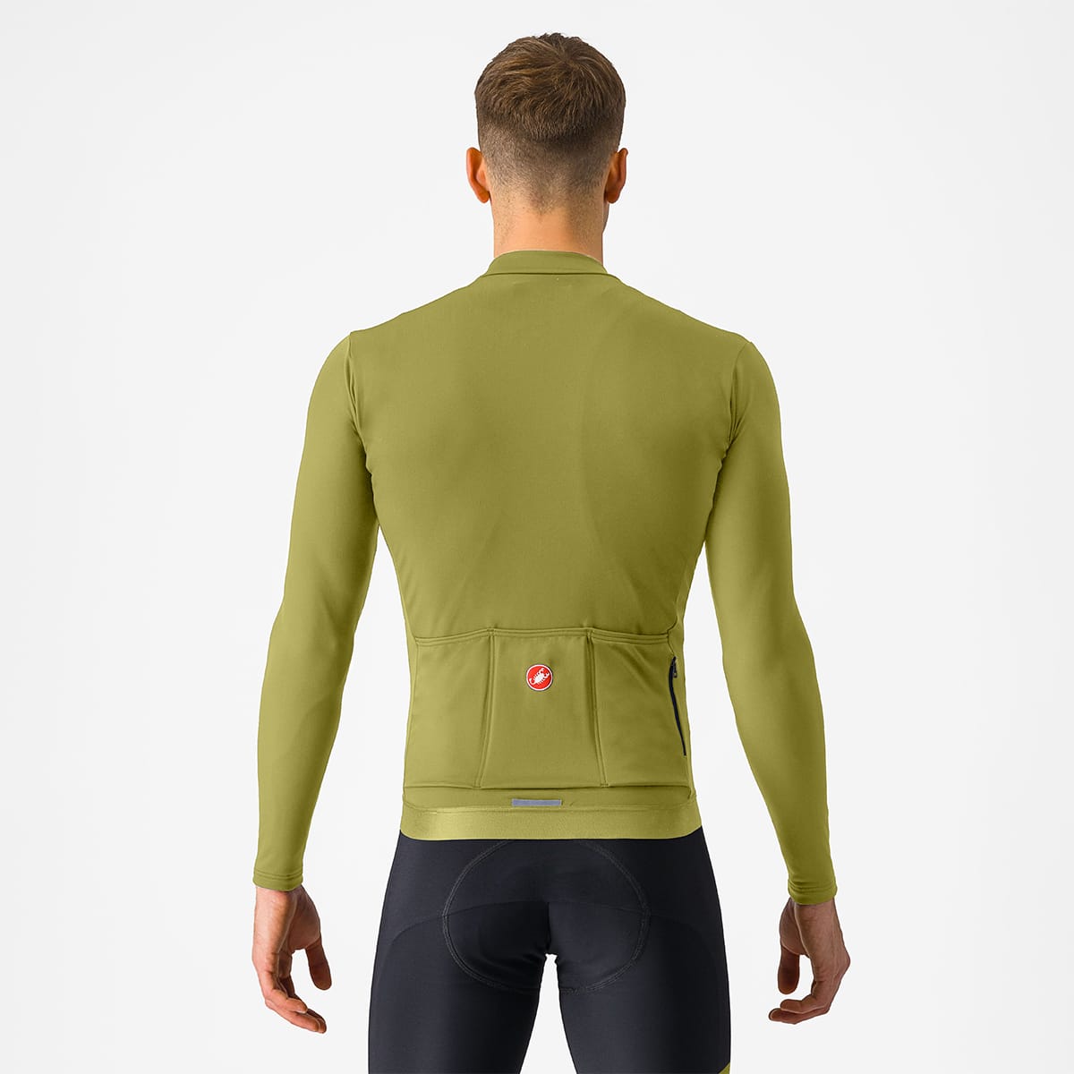 CASTELLI ESPRESSO THERMAL Camisola de manga comprida verde