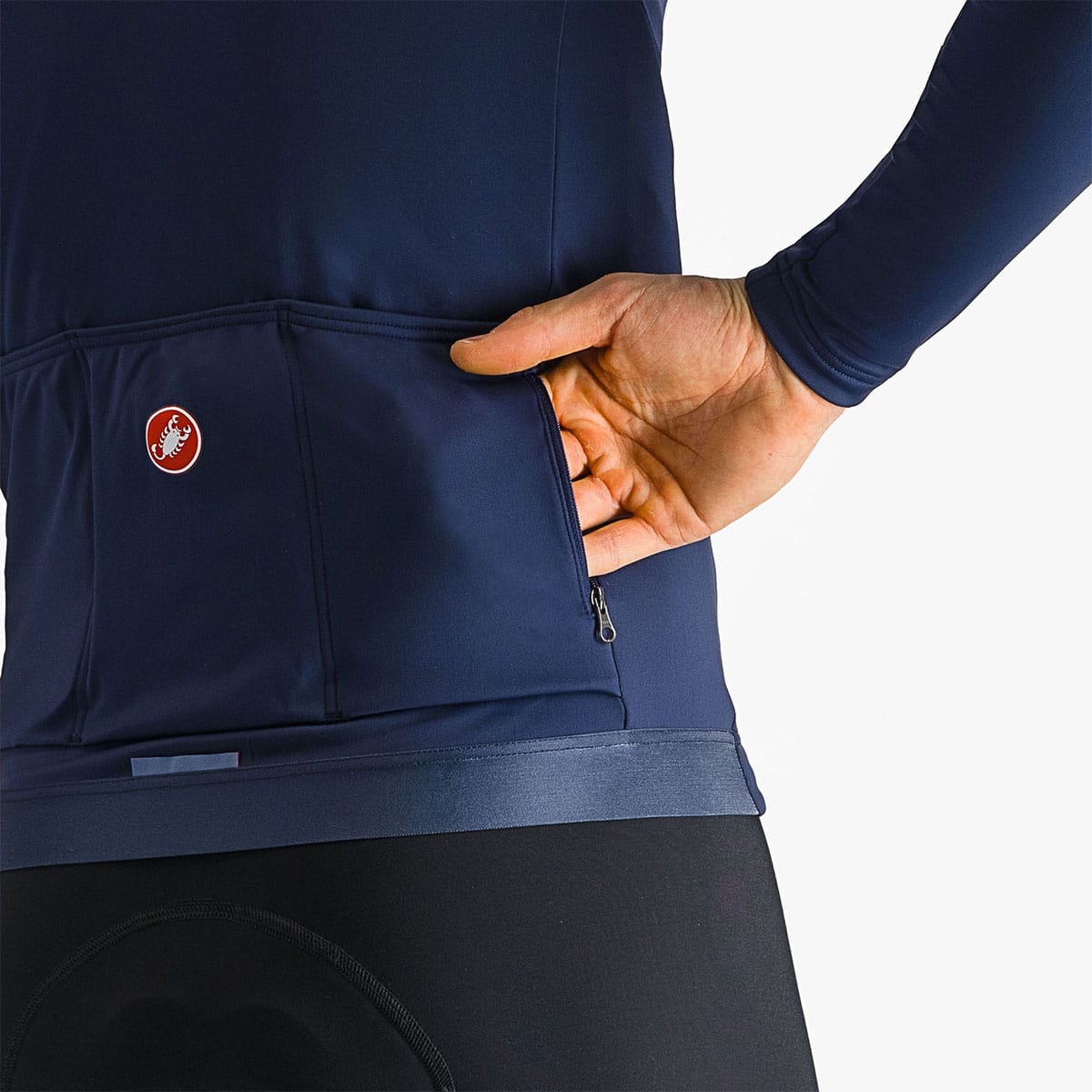 CASTELLI ESPRESSO THERMAL Camisola de manga comprida azul