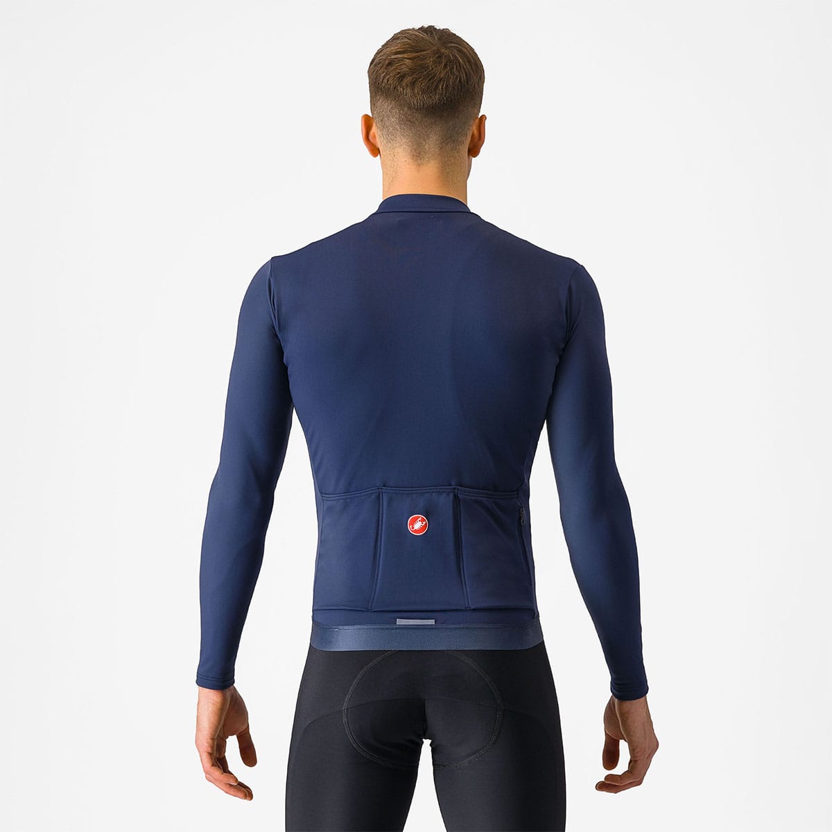 CASTELLI ESPRESSO THERMAL Camisola de manga comprida azul