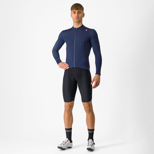 CASTELLI ESPRESSO THERMAL Camisola de manga comprida azul