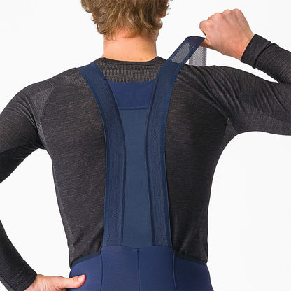 Cuissard Longo com Alças CASTELLI ESPRESSO Azul