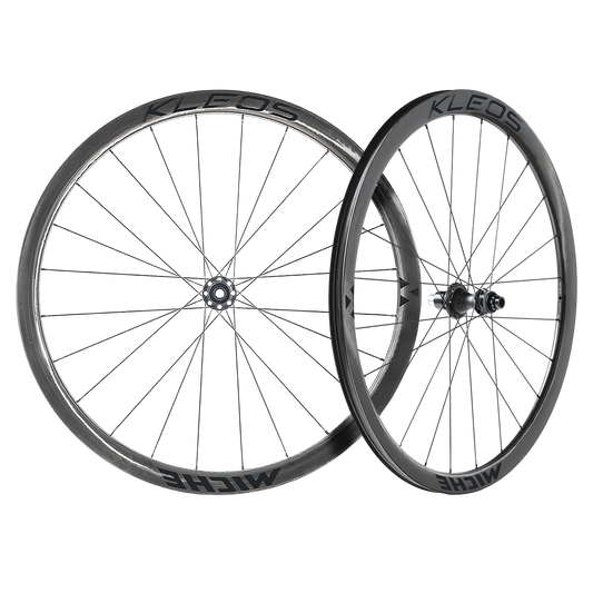 Par de rodas MICHE KLEOS 36 DISC Tubeless Ready (bloqueio central)