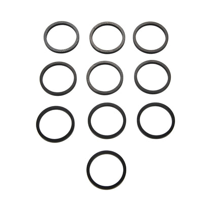Kit 10 Espaçadores de direção DEDA 1 1/8" alumínio altura 3mm