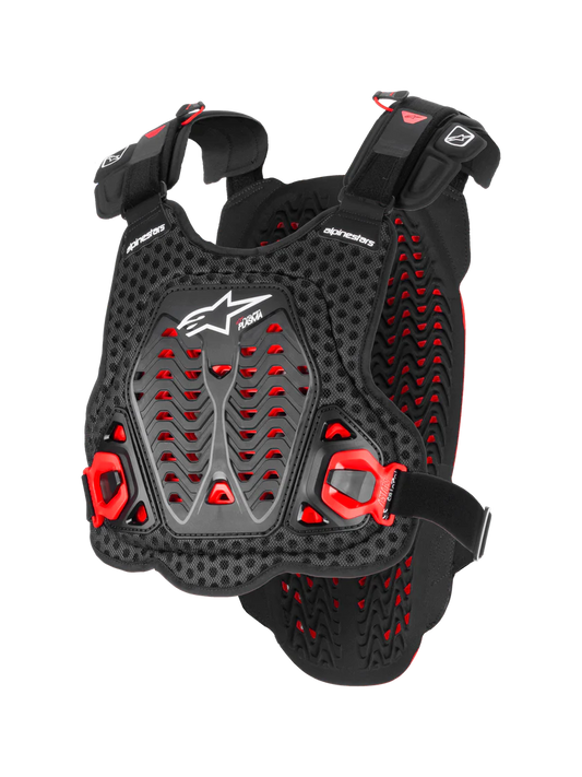 ALPINETSARS A-5 PLASMA Protective Faceplate Preto/Vermelho