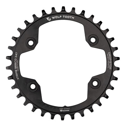 Prato WOLF TOOTH 96 BCD 9/10/11/12V Shimano XTR M9000/M9020 4 Furos 96mm Preto