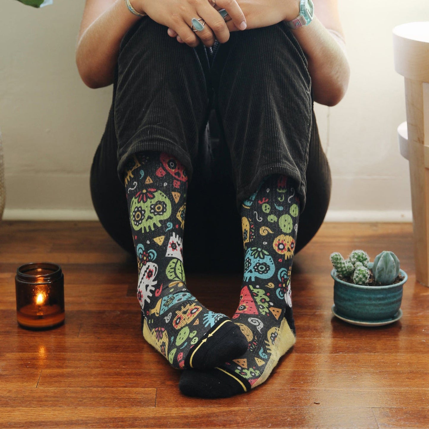 MERGE4 WALMAZAN SUGAR SKULL MINI Socks