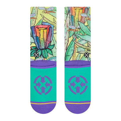Meias MERGE4 BAD OTIS LINK RAINBOW FLOWER
