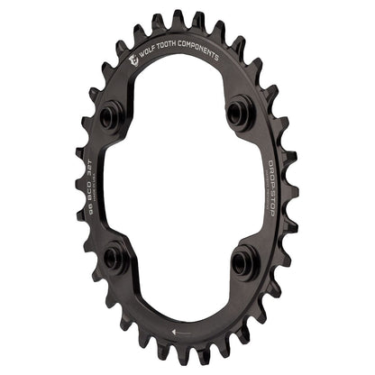 Prato WOLF TOOTH 96 BCD 11V Shimano XTR M9000/M9020 4 Furos 96mm Preto