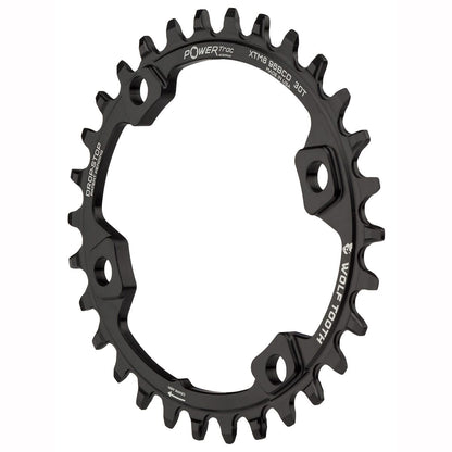 Prato WOLF TOOTH ELLIPTICAL 96 BCD 11V Shimano XT M8000/SLX M7000 4 Furos 96mm Preto
