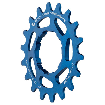 Pinhão Single Speed WOLF TOOTH Alu Azul