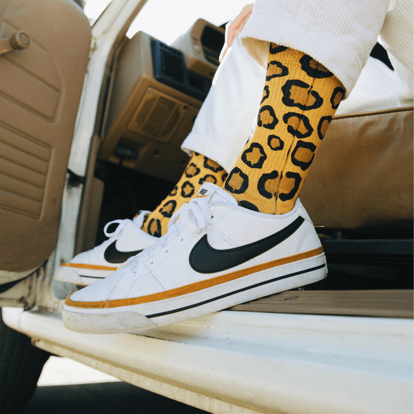Meias MERGE4 LEOPARD