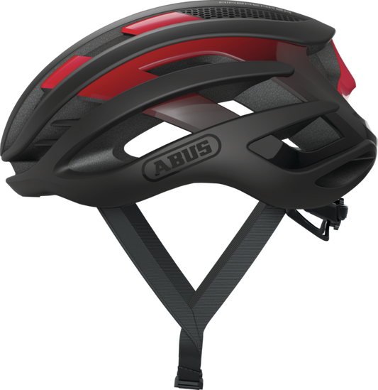 Capacete de estrada ABUS AIRBREAKER Preto/Vermelho