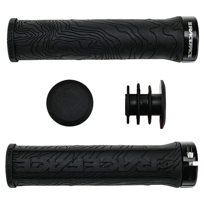 Grips RACE FACE HALF NELSON Lock-On Cinzento