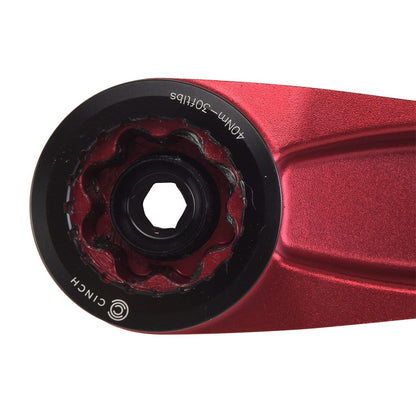 Manivelas RACE FACE ATLAS CINCH Caixa de pedaleiro 68/73 mm Vermelho