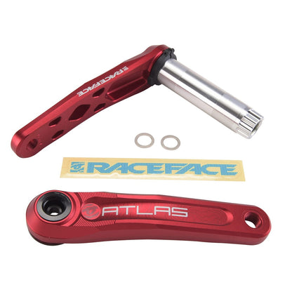 Manivelas RACE FACE ATLAS CINCH Caixa de pedaleiro 68/73 mm Vermelho
