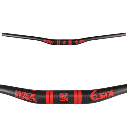 Guiador RACE FACE SIXC Rise 20 mm 35/820 mm Vermelho