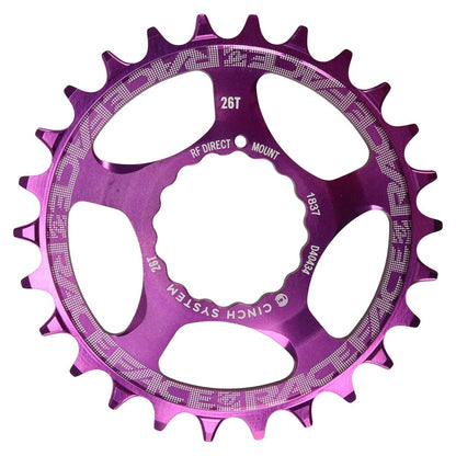 Prato Mono RACE FACE NARROW WIDE 9/10/11/12V Cinch Direct Mount Violeta