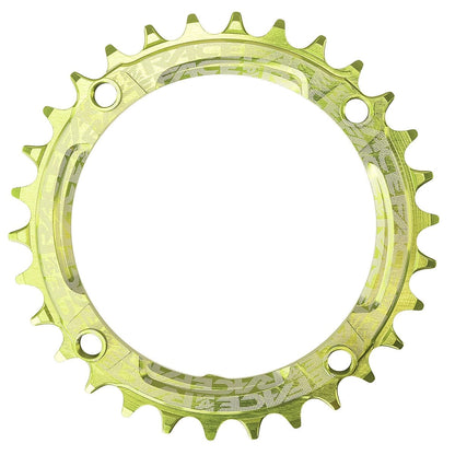 Prato Mono RACE FACE NARROW WIDE 9/10/11/12V 4 Furos 104 mm Verde