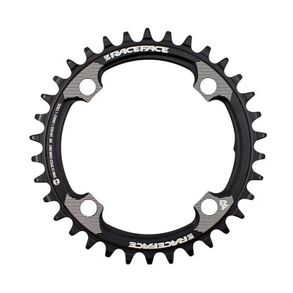 Coroa Mono RACE FACE Compatível Shimano 12V 4 Furos 104 mm Preto