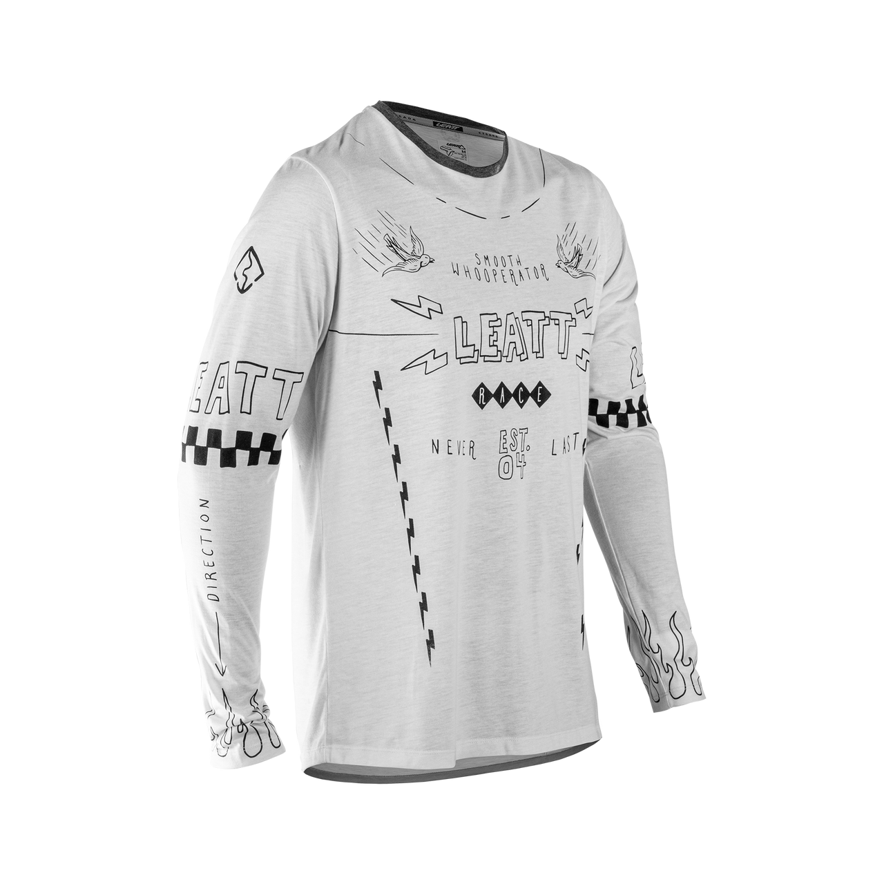 Camisola de manga comprida LEATT MTB Gravity 3.0 Branco