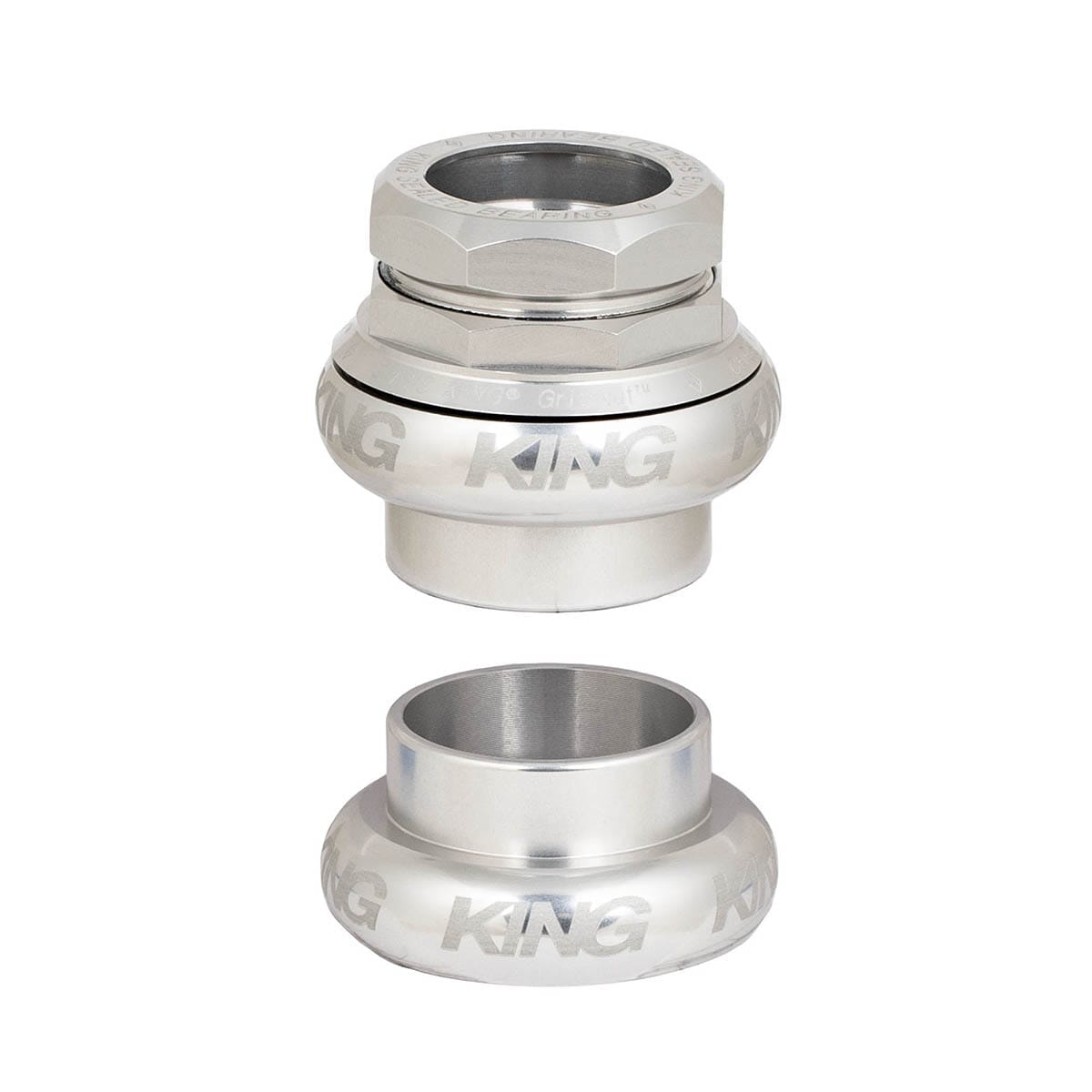 Jeu de Direction Externe CHRIS KING GRIPNUT SOTTO VOCE 1"1/8 Argent