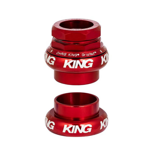 CHRIS KING GRIPNUT Cabeça externa de 1" EC30/EC30 Vermelho