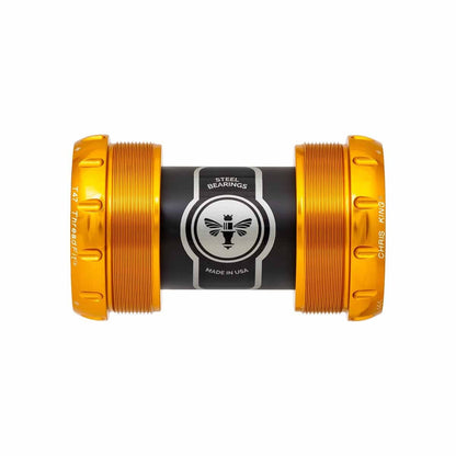 Suporte de Pedaleiro CHRIS KING ThreadFit T47 30X 68/73mm Ouro