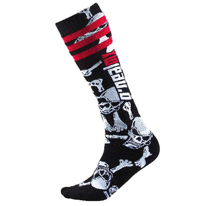 Meias O'NEAL PRO MX CROSSBONE Preto/Branco