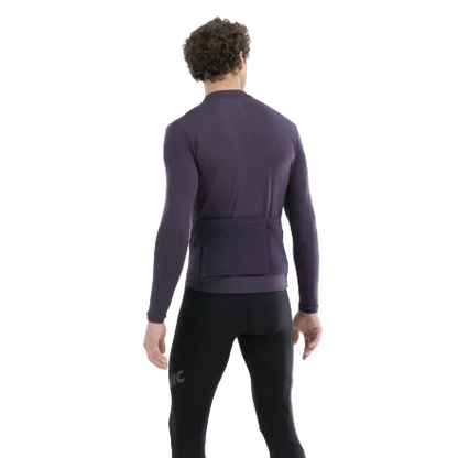 Camisola MAVIC AKSIUM THERMO de mangas compridas roxa