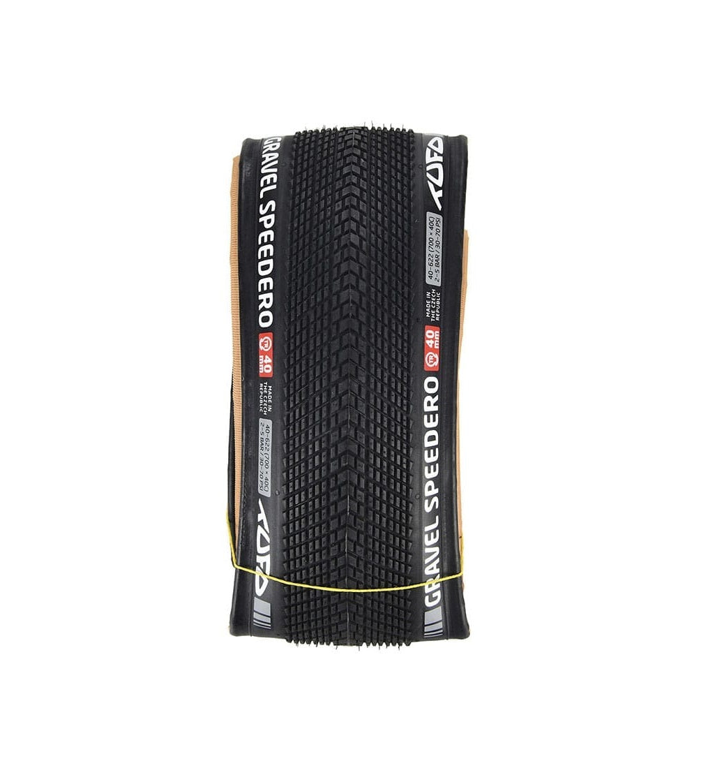 Pneu preto TUFO GRAVEL SPEEDERO 700x40c Tubeless Ready