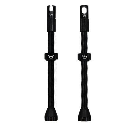 Válvulas Tubeless PEATY'S x Chris King MK2 Presta 80 mm (x2) Preto